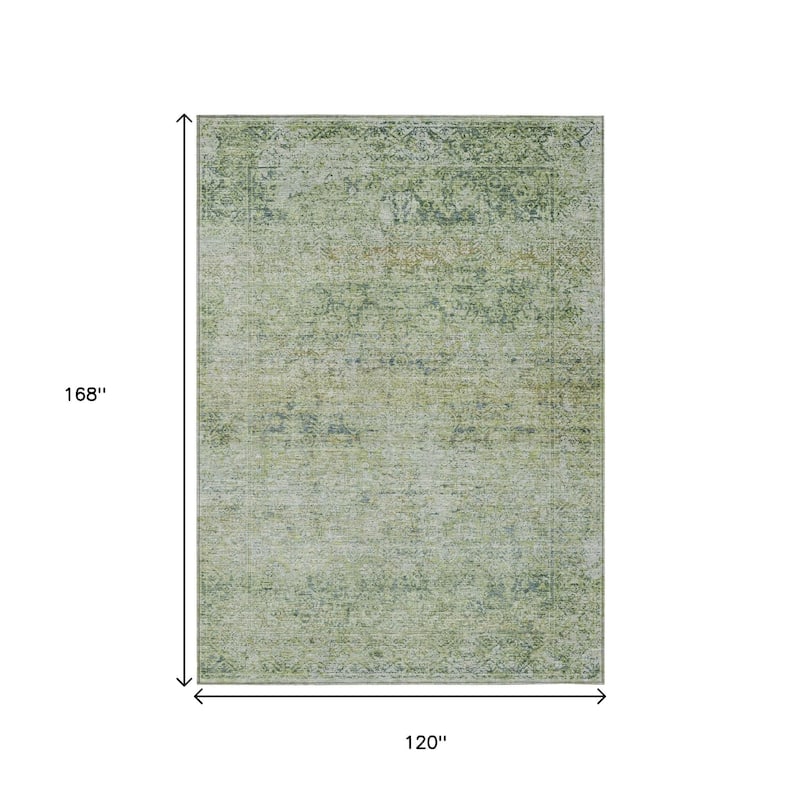 HomeRoots Abstract Traditional Rectangle Outdoor Rug