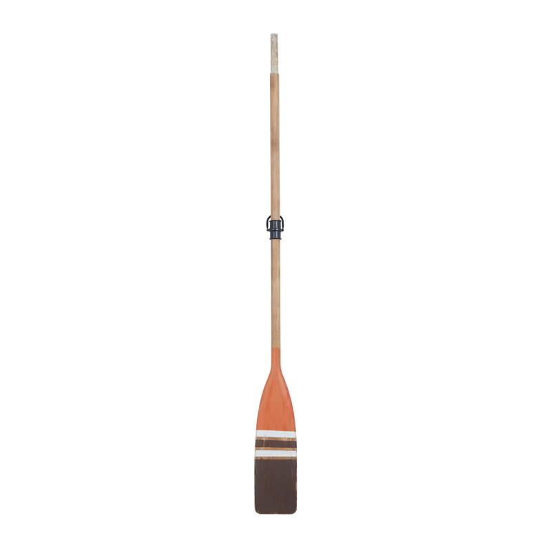 Brown or White Wood Novelty Canoe Oar Paddle Wall Decor with Arrow and Stripe Patterns - 6 x 2 x 61