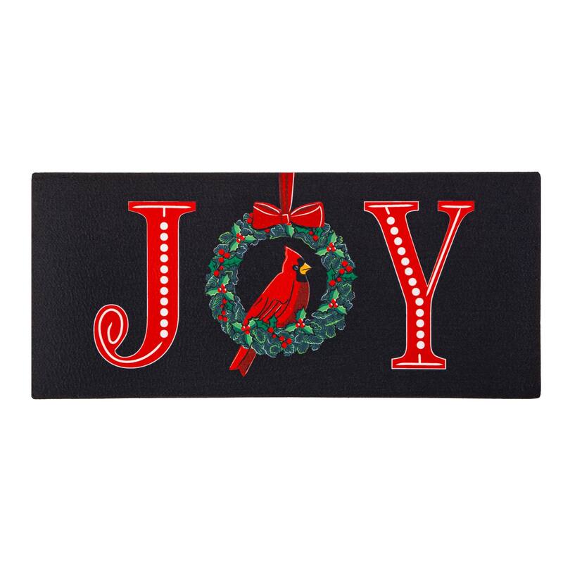 Joy to the World Wreath Sassafras Switch Mat