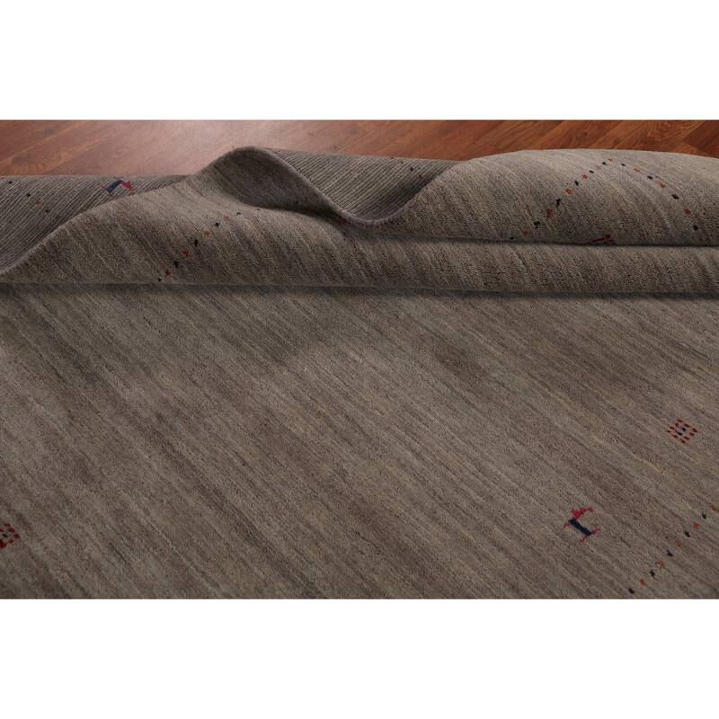 Tribal Gabbeh Area Rug Handmade Oriental Wool Carpet - 5'3" x 7'6"