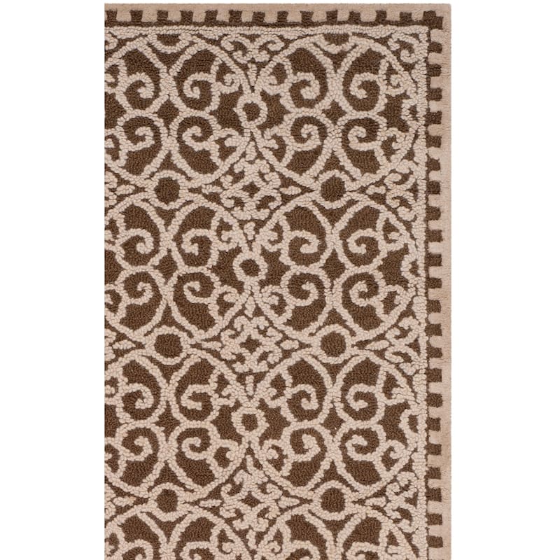SAFAVIEH Handmade Cambridge Alodie Geometric Wool Rug