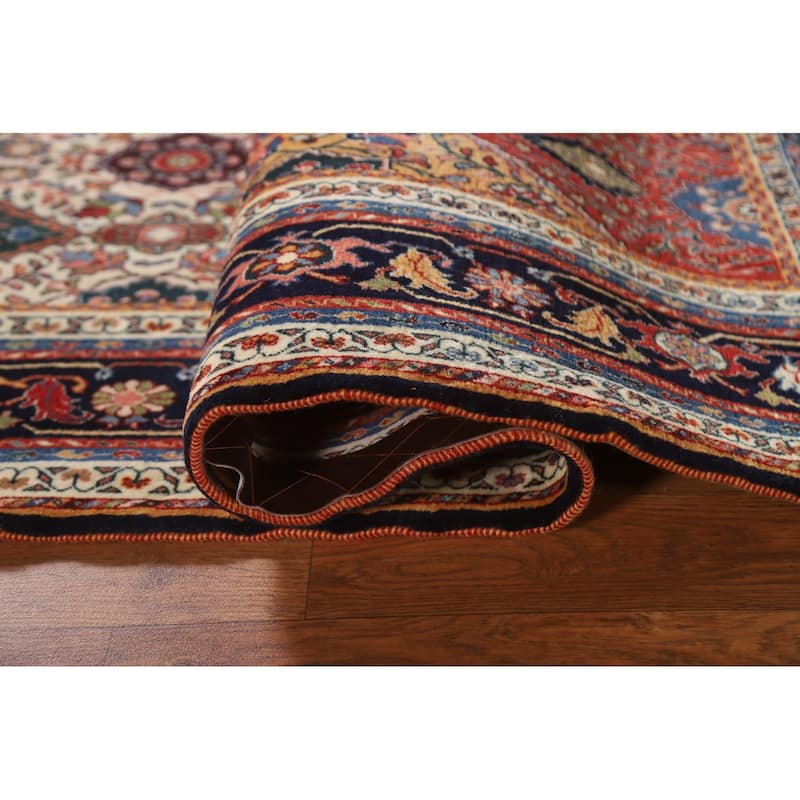 Masterpiece Vegetable Dye Shiraz Qashqai Rug Persian Wool Carpet - 4'0"x 5'8"