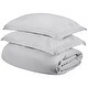 preview thumbnail 33 of 89, Superior 100-percent Egyptian Cotton 300 Thread Count Solid Duvet Cover Set