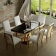 preview thumbnail 10 of 193, 65 inch Faux Marble Dining Table Set with Boucle Dining Chairs