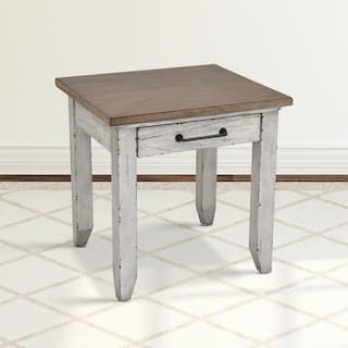 Steve Silver Two-Tone Finish 1-drawer Wooden Side Table