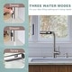 preview thumbnail 41 of 79, WOWOW Single Handle Waterfall Pull Down Sprayer Kitchen Faucet