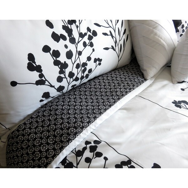 Shop Perry Ellis Asian Lily Duvet Cover Set On Sale Overstock