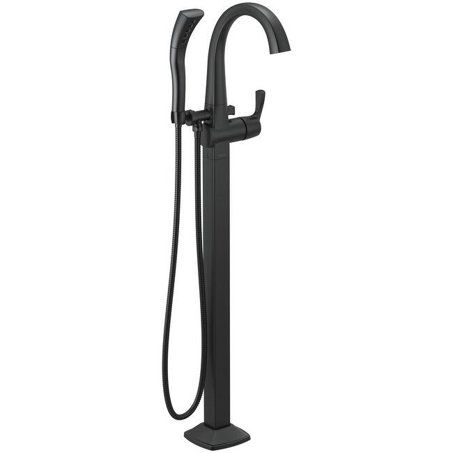 Delta Stryke Floor Mounted Tub Filler with Built-In Diverter -