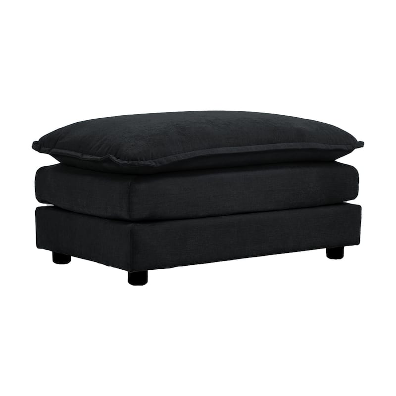 GDFStudio - Elowen Chenille Upholstered Accent Chair with Ottoman Set