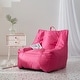 preview thumbnail 1 of 22, Urban Shop Supportive Bean Bag with Pocket Fuschia