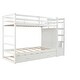 preview thumbnail 34 of 38, Twin Over Twin Bunk Bed with Trundle and Staircase