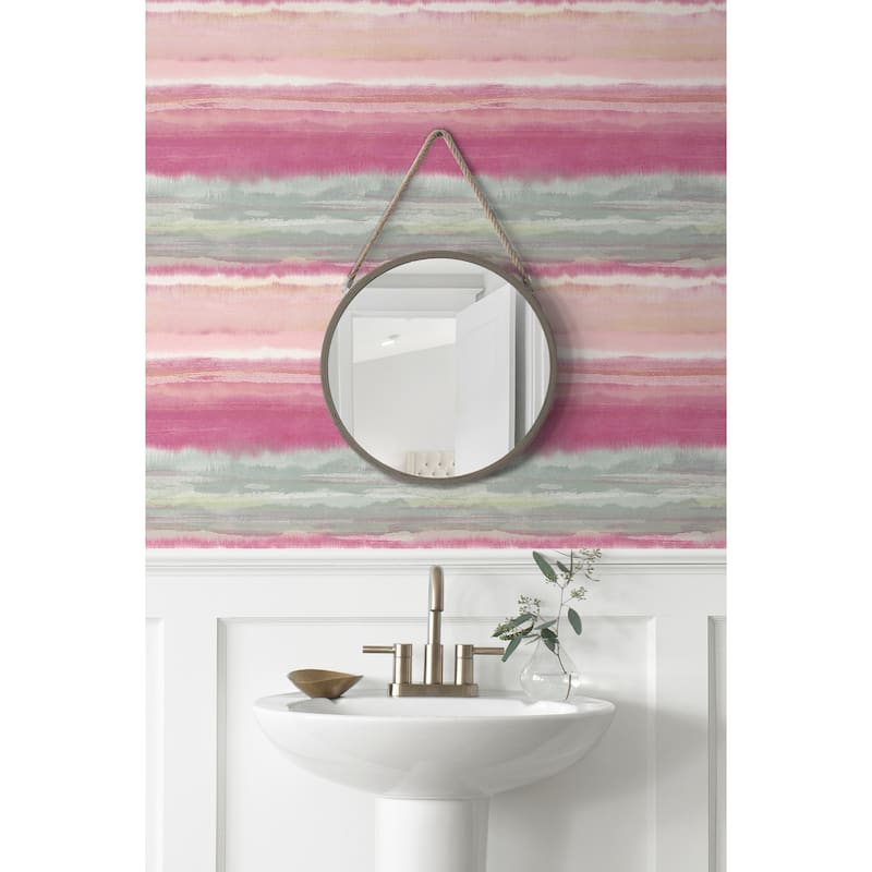 Seabrook Designs Crestview Watercolor Unpasted Wallpaper