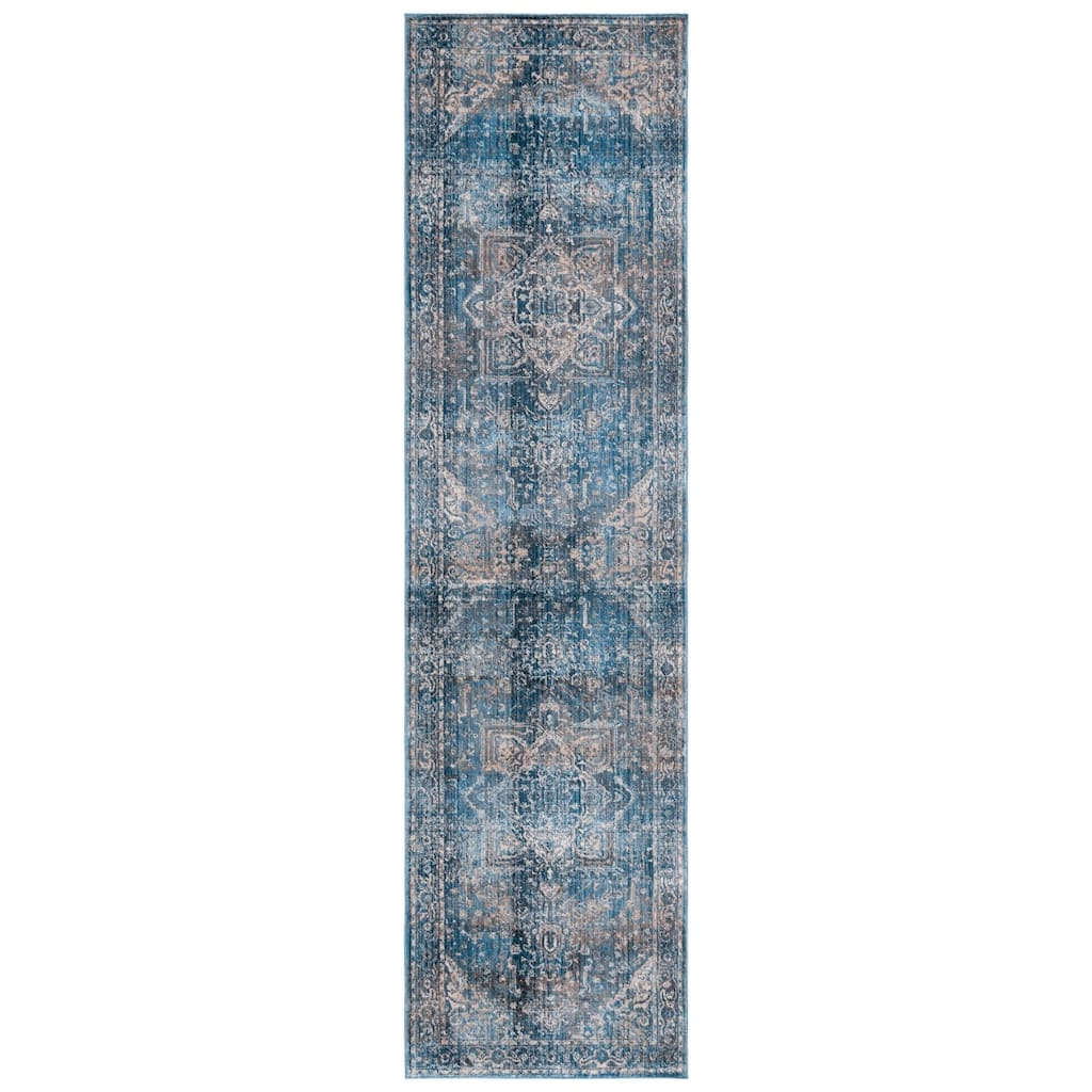 SAFAVIEH Vintage Persian Gertrude Oriental Medallion Rug - 2'2" x 8' Runner
