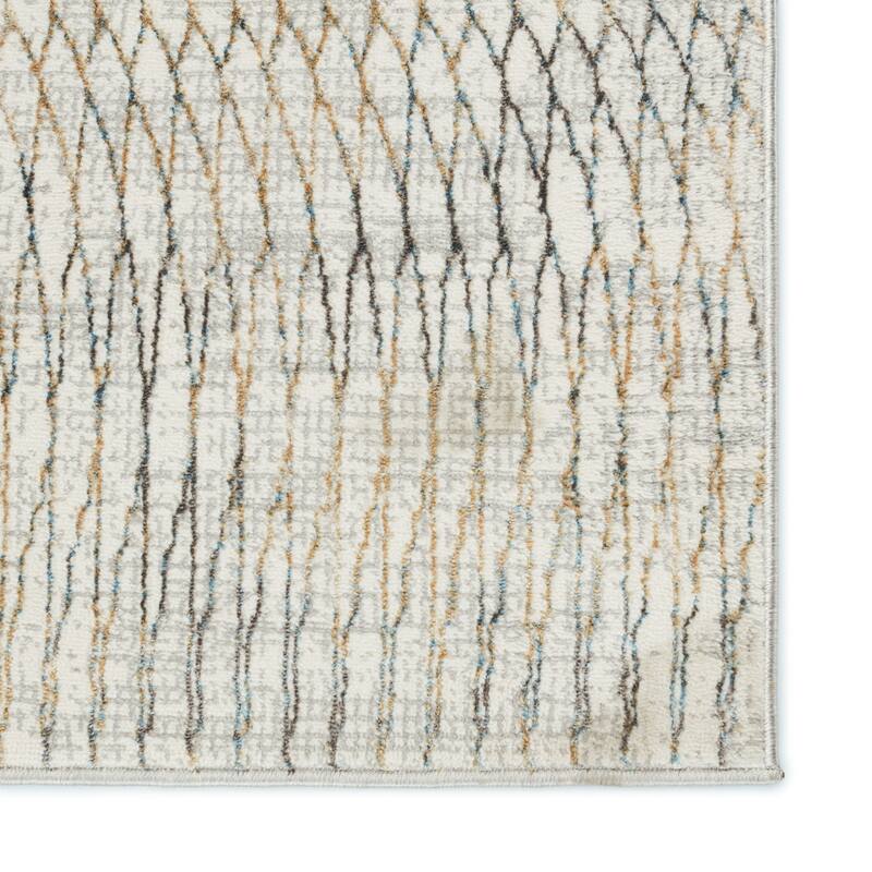 Pierre Trellis Gray/ Gold Area Rug