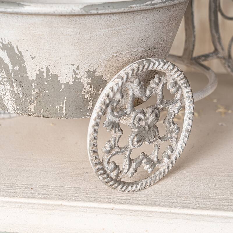 Rustic Bicycle Indoor & Outdoor Planter Basket for Patio and Balcony