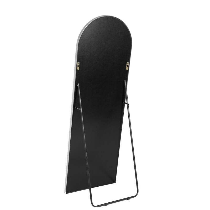 65'' x 22'' Aluminium Alloy Arch Full Length Mirror with Stand