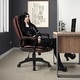 preview thumbnail 29 of 34, Bossin Big and Tall Office Chair High Back Executive Chair Ergonomic Adjustable Executive Leather Chair,400lbs