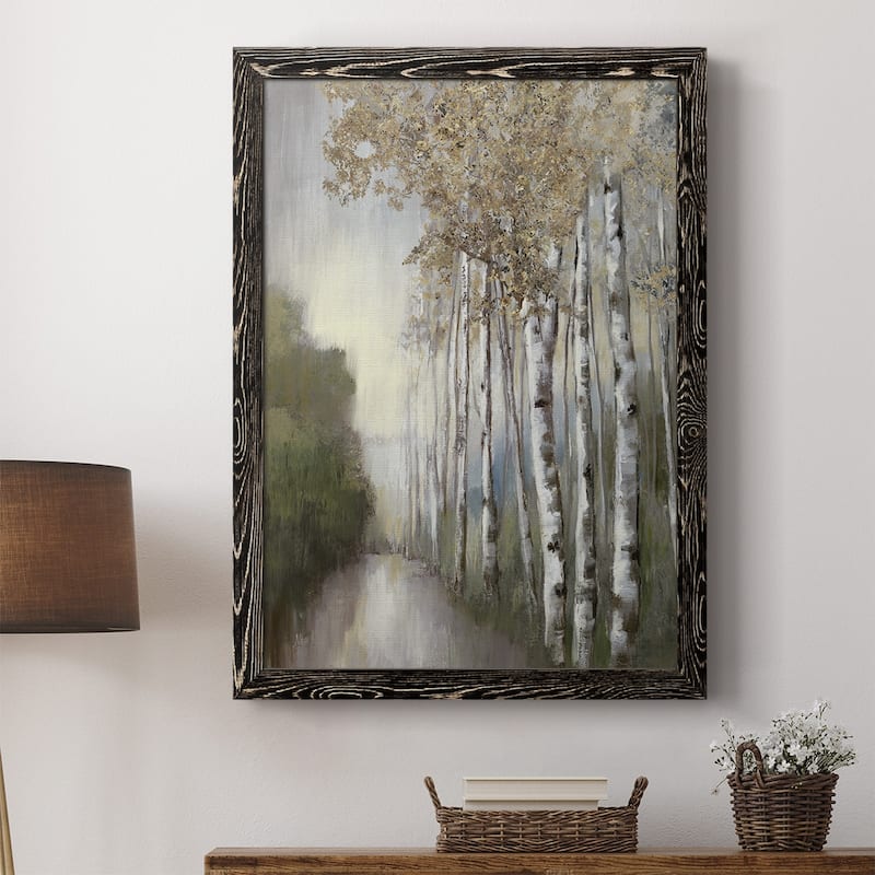 Woodland Walk Neutral-Premium Framed Canvas - Ready to Hang
