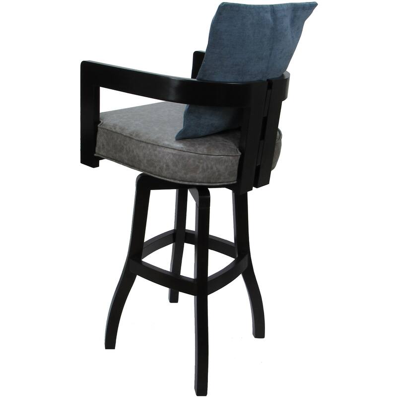 Swivel Wood Counter Bar or Extra Tall Stool - Kadir on S-Base - N/A