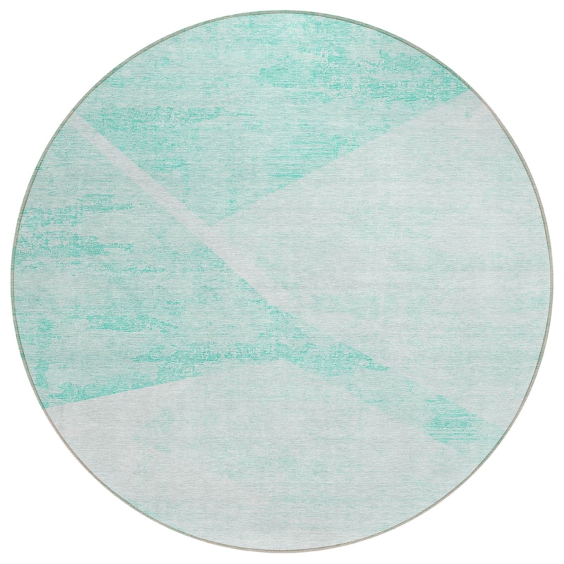 Machine Washable Indoor/ Outdoor Chantille Contemporary Geo Rug