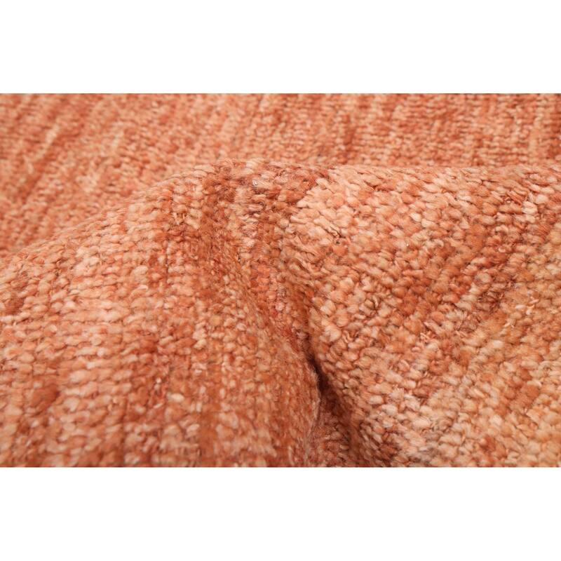 ECARPETGALLERY Hand-knotted Pak Finest Marrakesh Copper Wool Rug - 8'4 x 10'1