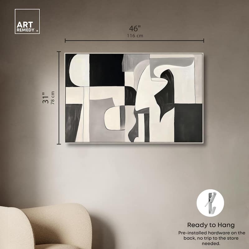 Shadow Play II Canvas by Art Remedy
