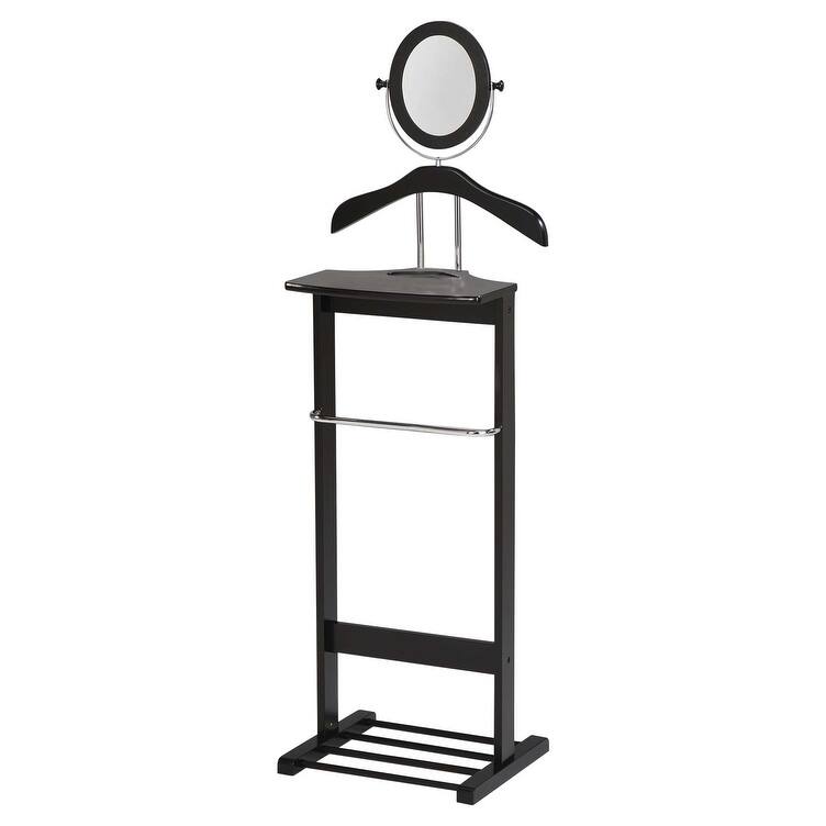 Wardrobe Suit Valet Stand, Clothes Rack, Contour Hanger, Trouser Shoe