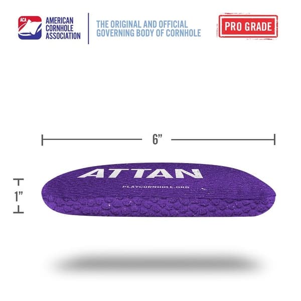 Manhattan Purple Dual Sided Cornhole Bags