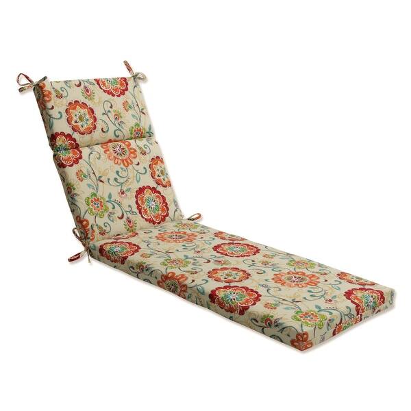 Pillow Perfect Outdoor Fanfare Sonoma Chaise Lounge Cushion 72.5 X 21