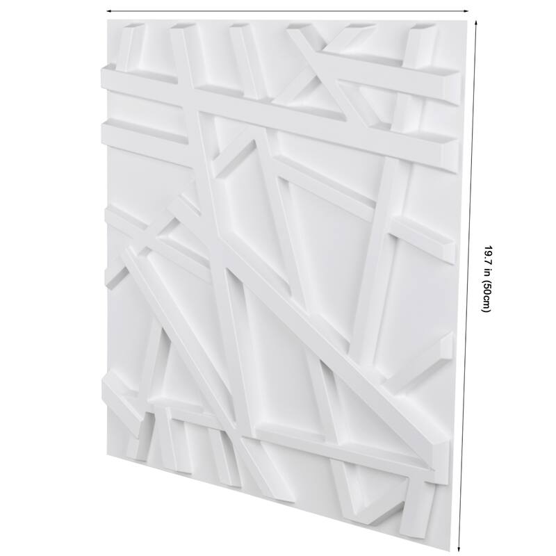 Art3d 3D Wall Panels PVC Crossing Lines Design (32 Sq.Ft) - Overstock ...