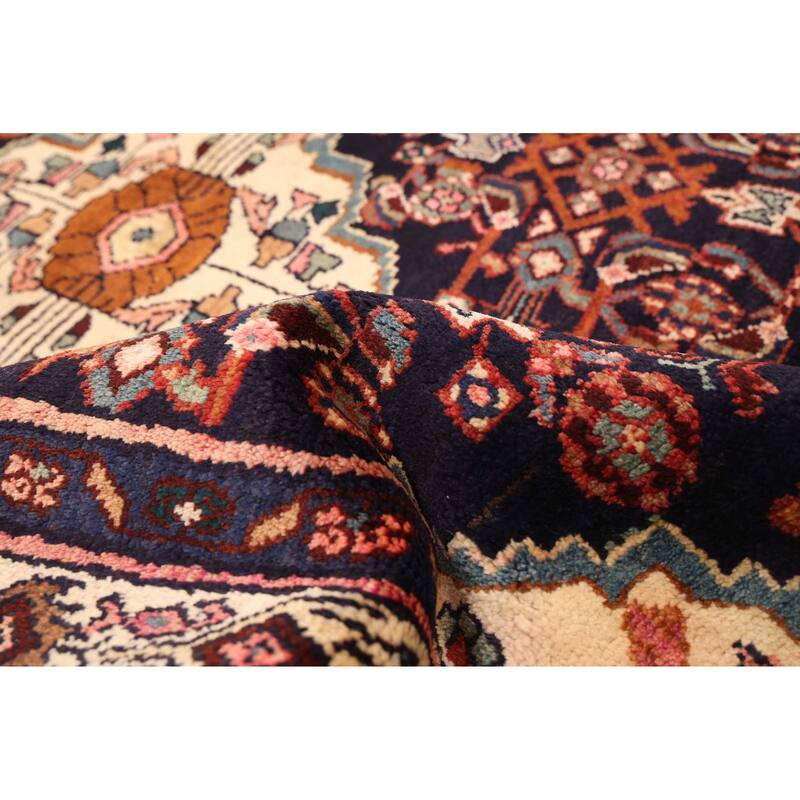 ECARPETGALLERY Hand-knotted Anadol Dark Navy Wool Rug - 4'2 x 6'7