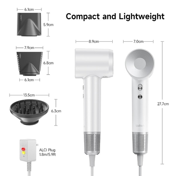 Laifen Swift Special Hair Dryer with Magnetic Nozzle, Styling