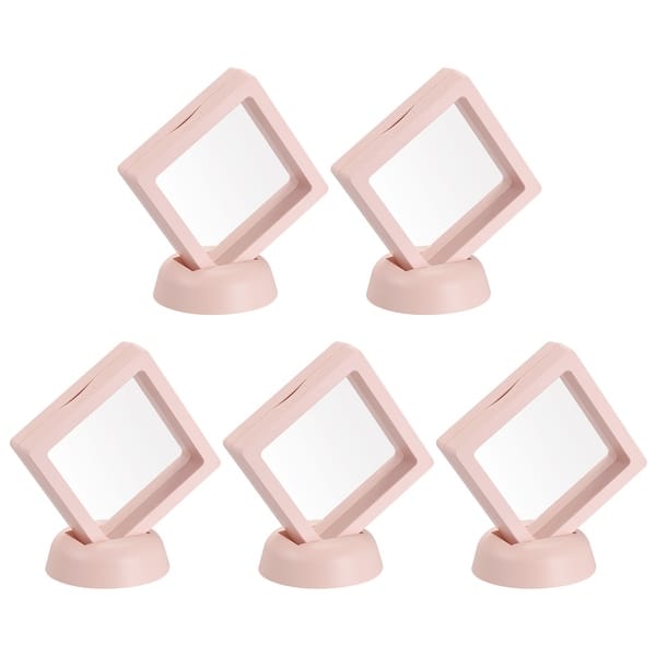 Floating Frame Display Holder 3D Jewelry Display Boxes with Base Bed