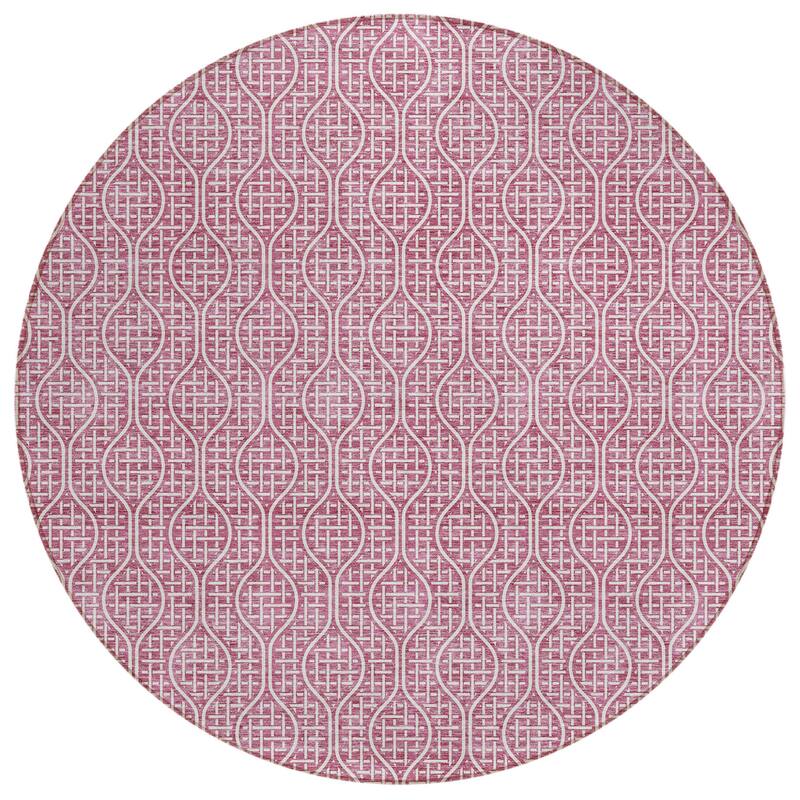 HomeRoots Geometric Transitional Rectangle Outdoor Rug