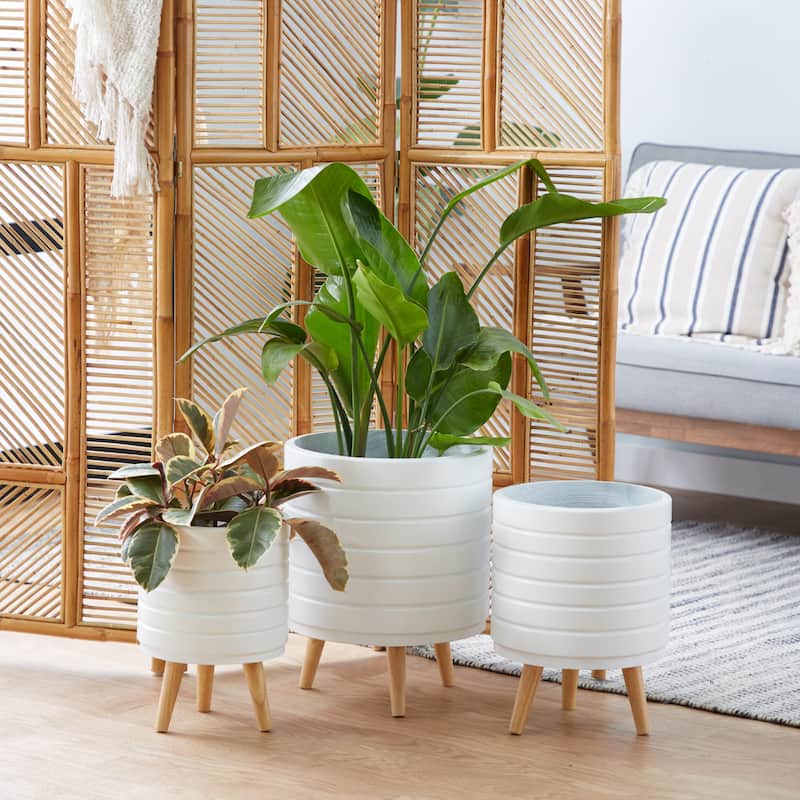 MgO Contemporary Planter (Set of 3) - S/3 14", 16", 18"H