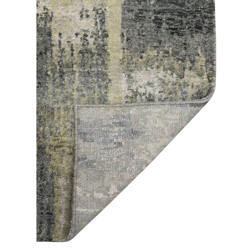 Magi Delilah Modern Abstract Hand-Knotted Wool Blend Area Rug