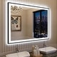 preview thumbnail 18 of 49, Extra Large Black Frame LED Bathroom Vanity Mirror with 3 Years Warranty and UL Certified 40x30