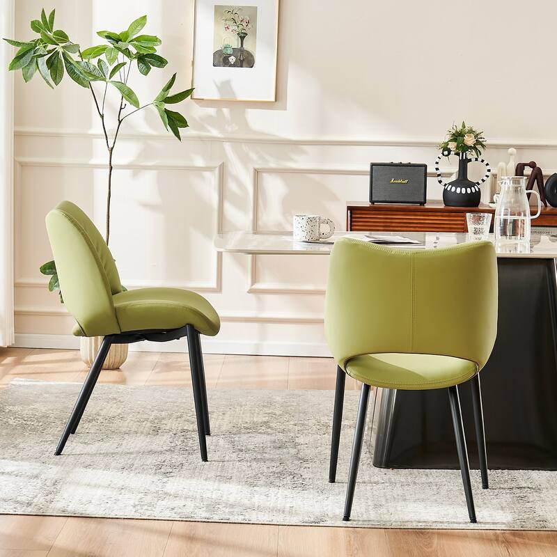 Modern Dining Kitchen Chairs Set of 2 Loads up to 300lbs