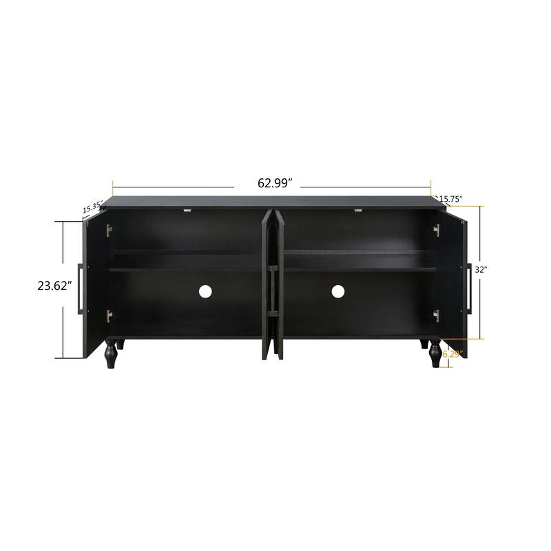 Storage Cabinet with 4 Doors - N/A