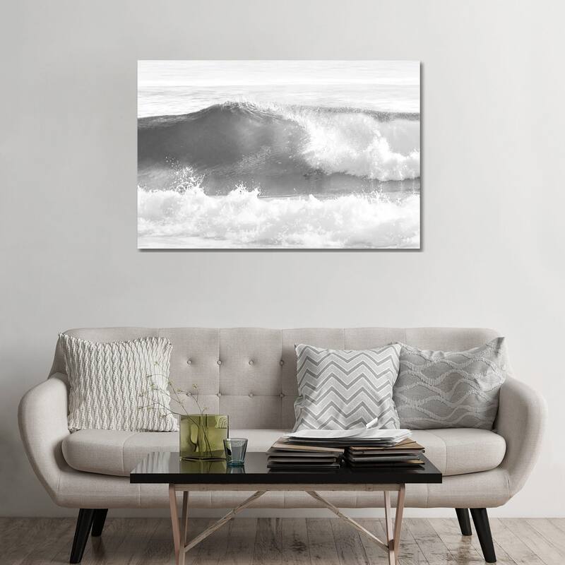iCanvas "Black & White Wave I" by Maggie Olsen Canvas Print - 32x48x1.5