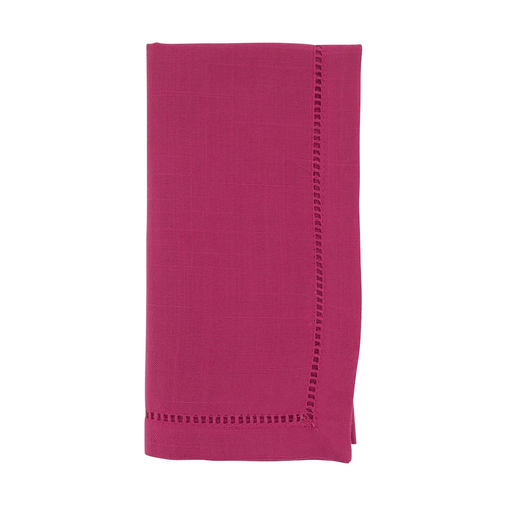Classic Hemstitch Border Dinner Napkin (Set of 12)