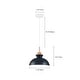 preview thumbnail 13 of 66, 1 - Light Modern Metal 11.02" Bowl Dome Island Pendant Light