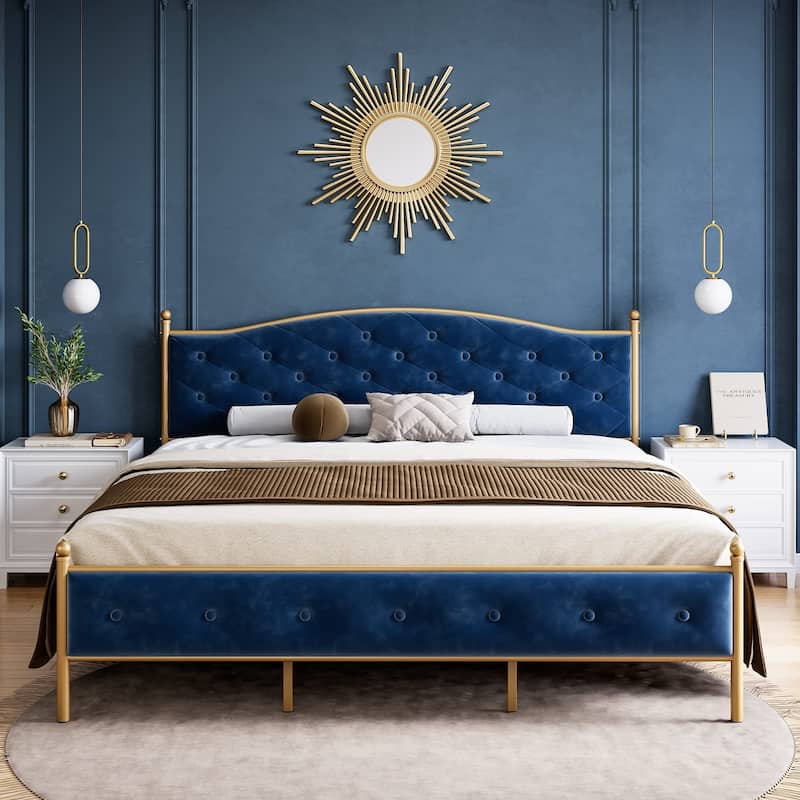 Upholstered Platform Bed