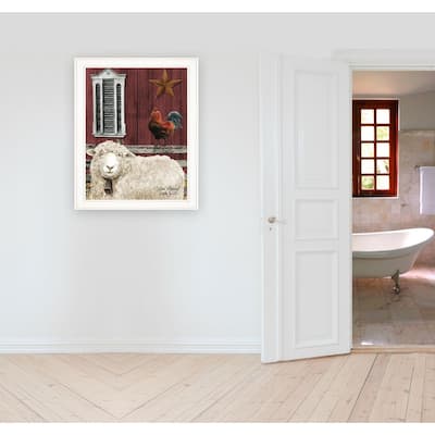 TrendyDecor4U Farmhouse "Good Morning" Framed Print Wall Art by Billy Jacobs