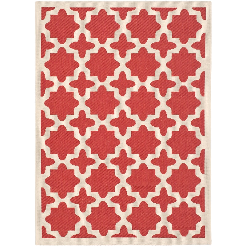 SAFAVIEH Courtyard Dorthey Indoor/ Outdoor Waterproof Patio Backyard Rug