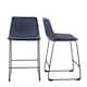 Middlebrook Prusiner 24-inch Faux Leather Counter Stool, Set of 2