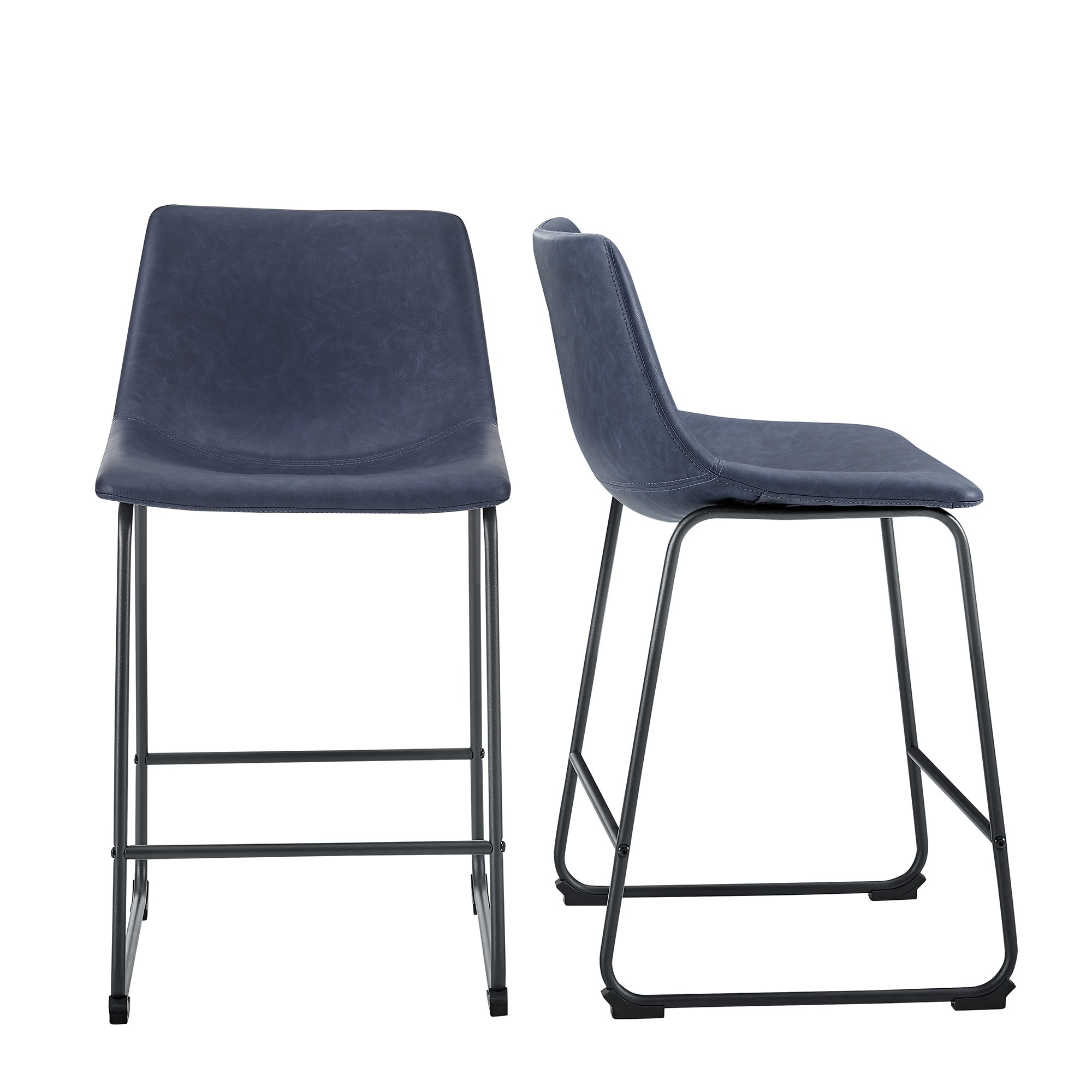 Carbon loft prusiner faux 2025 leather counter stool