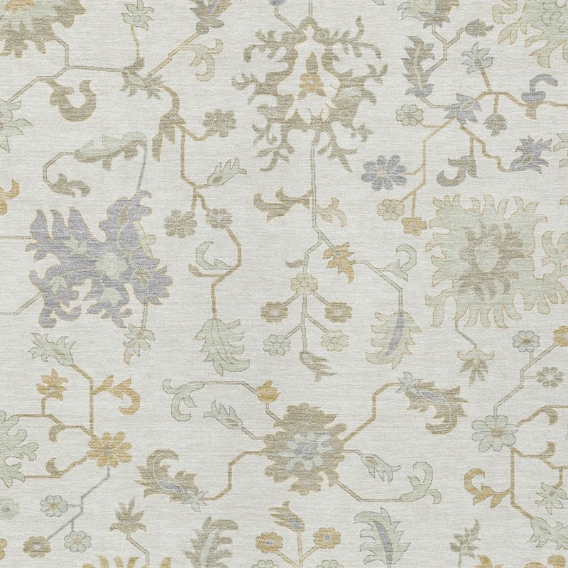 HomeRoots Floral Transitional Rectangle Outdoor Rug