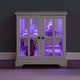preview thumbnail 100 of 106, GDFStudio - Traditional Storage Curio Cabinet with Tempered Glass Doors and Lighted Display