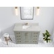 preview thumbnail 146 of 161, Willow Collection 48 in W x 22 in D x 36 in H Boston Single Bowl Sink Bathroom Vanity with Countertop